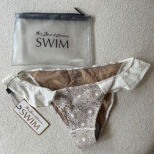 COPY - NWOT For Love and Lemons Ruffle Swim Bottoms